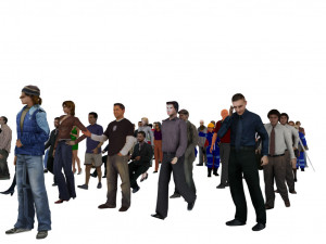 people pack 55 people Modelo 3D