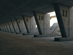 hangar studio gallery 3D Model