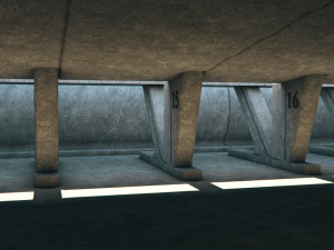 hangar studio gallery 3D Model