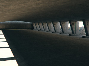 hangar studio gallery 3D Model