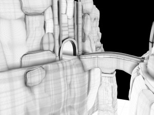 bridge on a canyon 3D Model