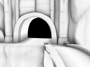 bridge on a canyon 3D Model