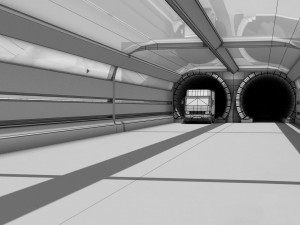 futuristic exoplanetary facility Modelo 3D