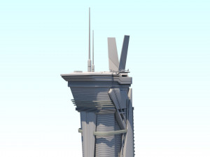 futuristic exoplanetary facility Modelo 3D