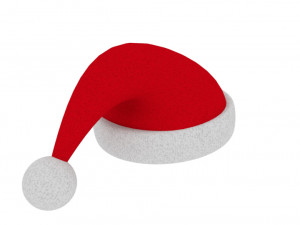 rigged christmas hat 3D 모델