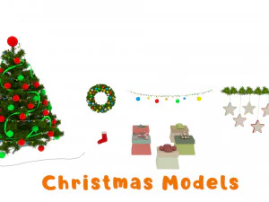 cartoon assets pack 3D Model