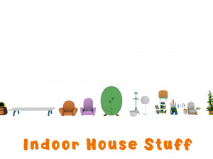 cartoon assets pack 3Dモデル