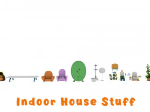 cartoon assets pack 3D Model