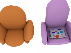 cartoon assets pack 3D Model
