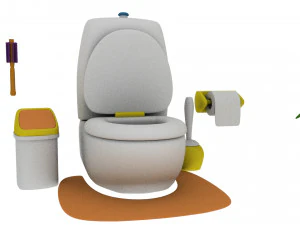 cartoon assets pack 3D Model