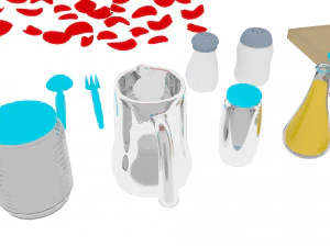 cartoon assets pack 3D Model