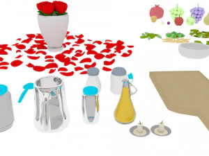 cartoon assets pack 3D Model