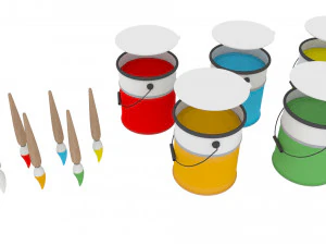 cartoon assets pack 3D Model