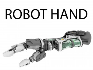 Robot hand Modelo 3D