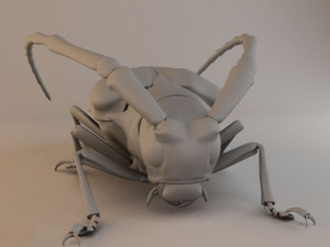 Insects and beetles pack 3D Model