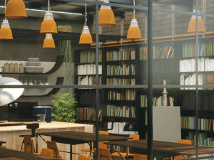 cool coffee shop 3D Model