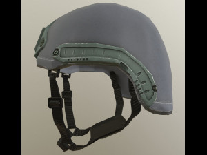 low poly pbr helmet 3D Model