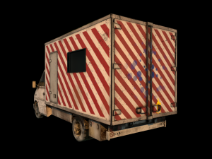 pbr cargo truck 3D Model