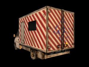 pbr cargo truck 3D Model