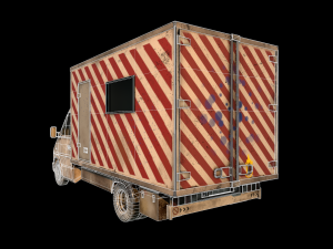 pbr cargo truck 3D Model