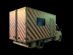 pbr cargo truck 3D Model