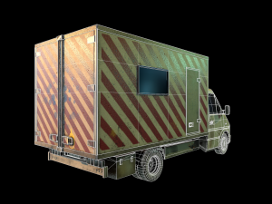 pbr cargo truck 3D Model