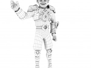cartoon rigged character 1 3D मॉडल