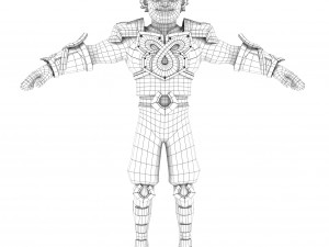 cartoon rigged character 1 3D मॉडल