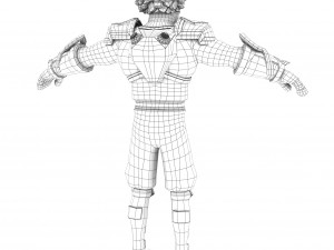 cartoon rigged character 1 3D मॉडल