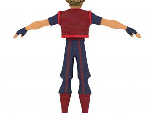 cartoon rigged character 3 3D Model