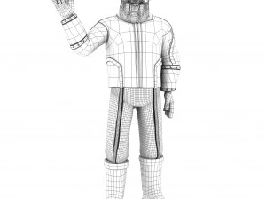 cartoon rigged character 5 3D Model
