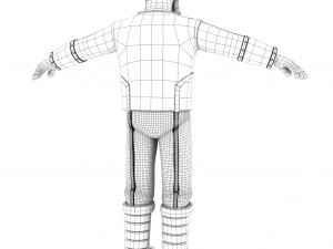 cartoon rigged character 5 3D 모델