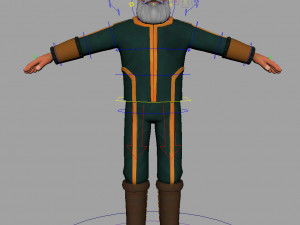 cartoon rigged character 5 3D 모델
