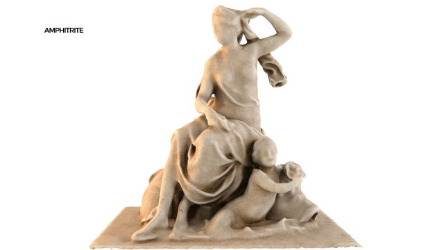 statue of amphitrite 3D Model .c4d .max .obj .3ds .fbx .stl .blend 