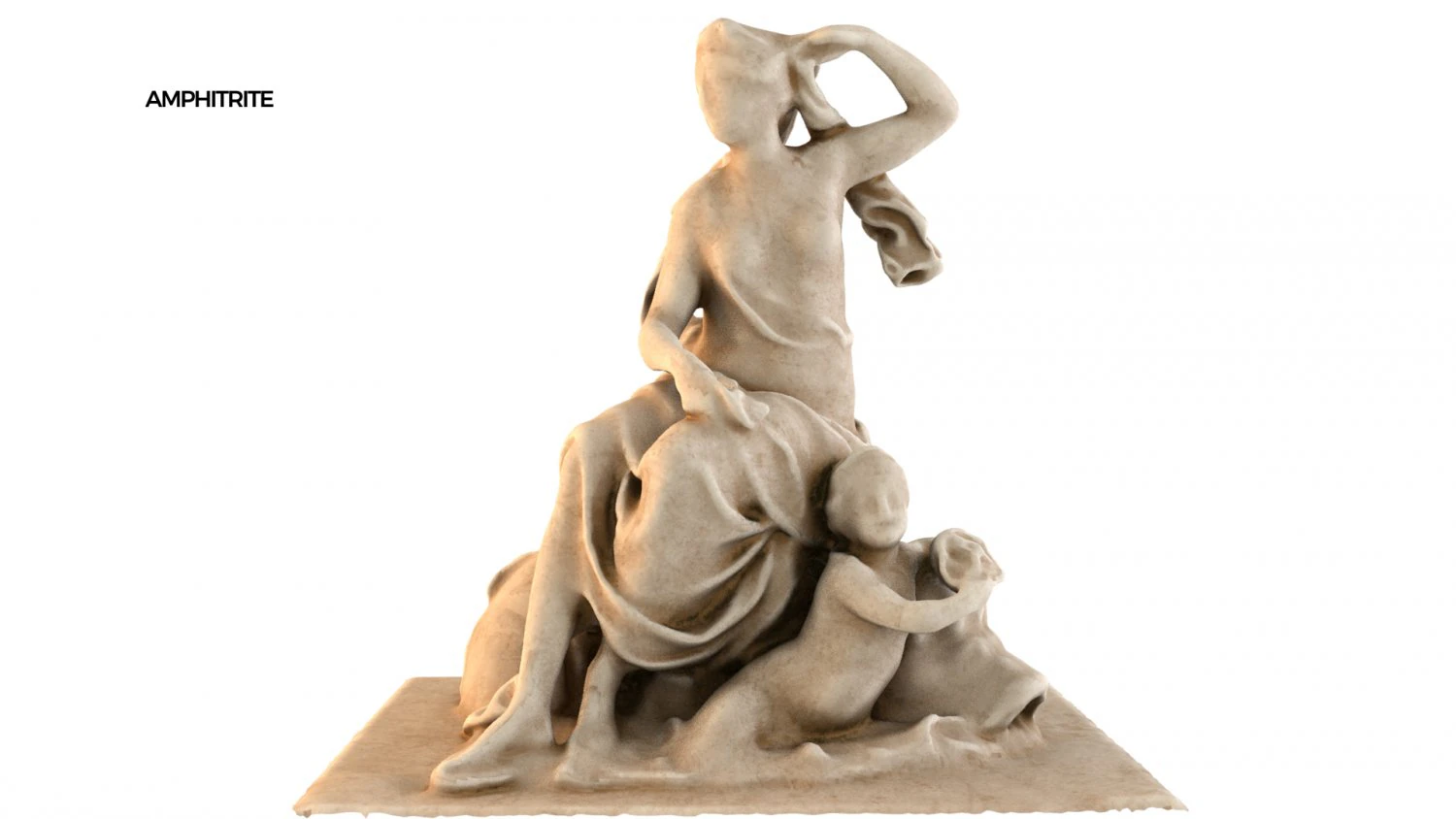 statue of amphitrite 3D Model .c4d .max .obj .3ds .fbx .stl .blend 