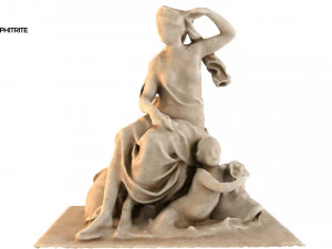 アンピトリテの像 3Dモデル