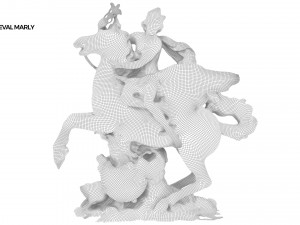 statue of cheval marly 3D Model
