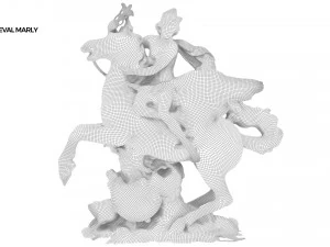 statue of cheval marly 3D Model
