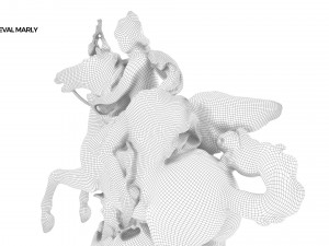 statue of cheval marly 3D Model