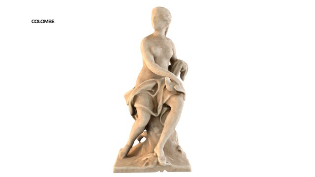 statue of colombe Model 3D .c4d .max .obj .3ds .fbx .stl .blend 