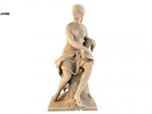 statue of colombe Modello 3D