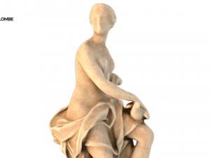 statue of colombe Model 3D