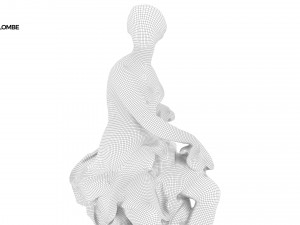 statue of colombe Model 3D