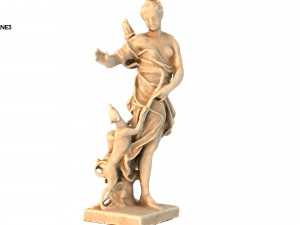 statue of diane 3 Modelo 3D