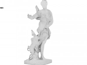 statue of diane 3 Modelo 3D