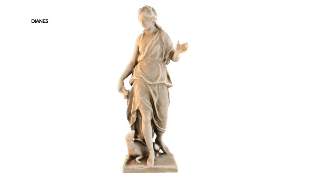 statue of diane 5 3D Модель .c4d .max .obj .3ds .fbx .stl .blend 