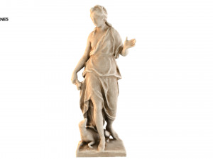 statue of diane 5 Modello 3D