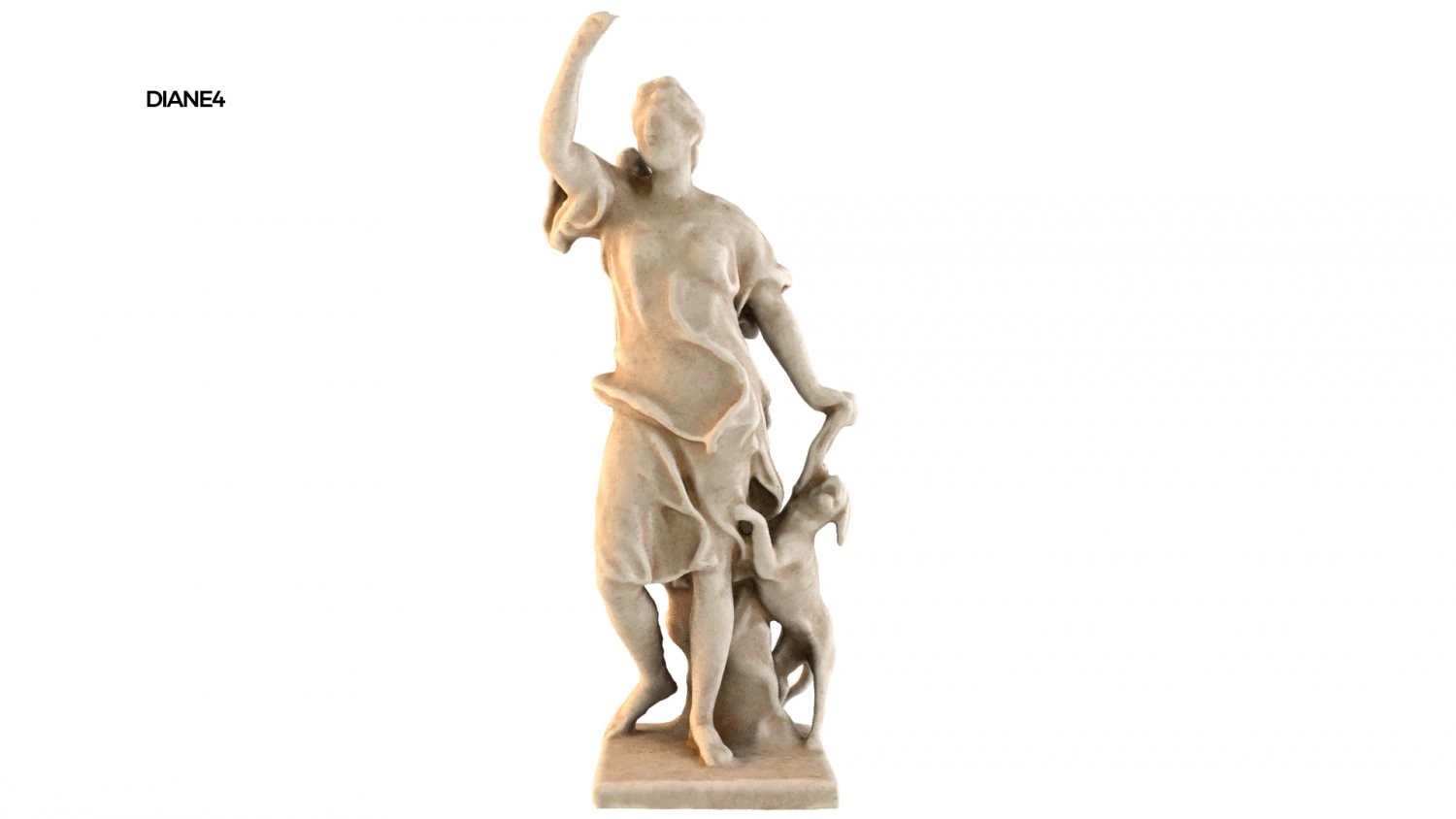 statue of diane 4 3D Model .c4d .max .obj .3ds .fbx .stl .blend 