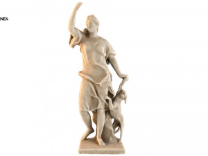 statue of diane 4 Modello 3D