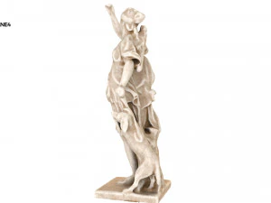 statue of diane 4 3D Model